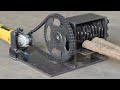 Angle grinder hack  how to make a wood chipper using angle grinder  diy
