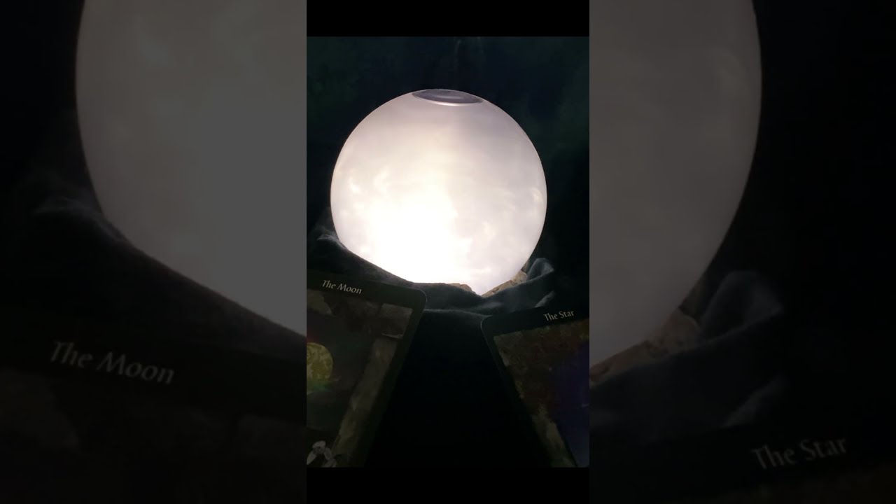 Mystic Meditation Swirling Crystal Ball Short