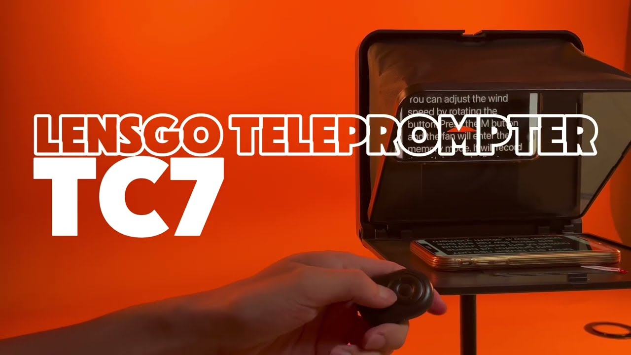 The LENSGO TC7 Portable Teleprompter.