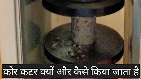 Concrete core cutting & Lab testing procedure.