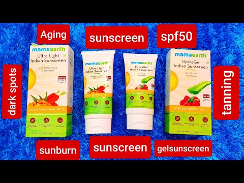 affordable Sunscreen for all skin type | Aelovera Sunscreen for summers | RARA | Mamaearth Hydragel