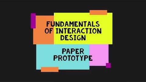 UTS Fundamentals of Interaction Design - Innovators Across Borders: Paper Prototype