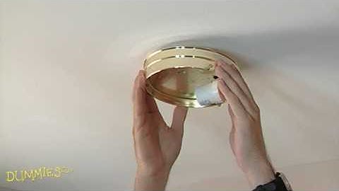 How to Replace Ceiling Light Fixtures For Dummies
