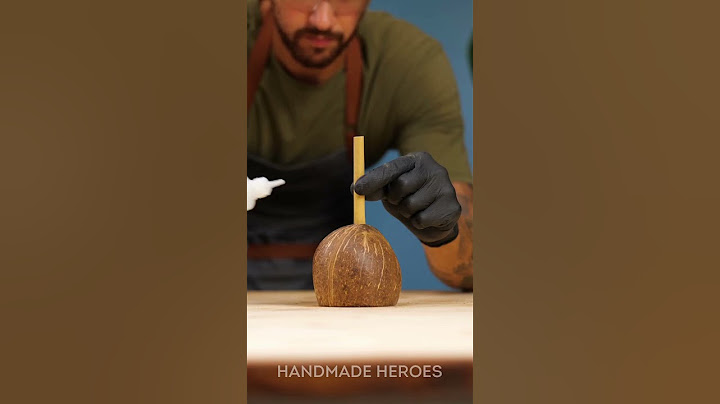 Unique eco-friendly drinkware made out of coconut 🥥