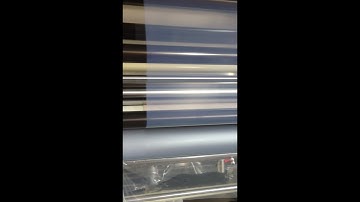 GS PE film coating machine trial run