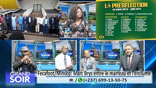 FECAFOOT / MINSEP : MARC BRYS ENTRE LE MARTEAU ET L'ENCLUME ? LE GRAND SOIR DU 10 MAI 2024