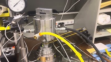 Radial error motion test of a Professional Instruments hydrostatic spindle