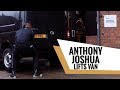 Anthony Joshua Lifts Van to Get Kids Football on RDX Shoot