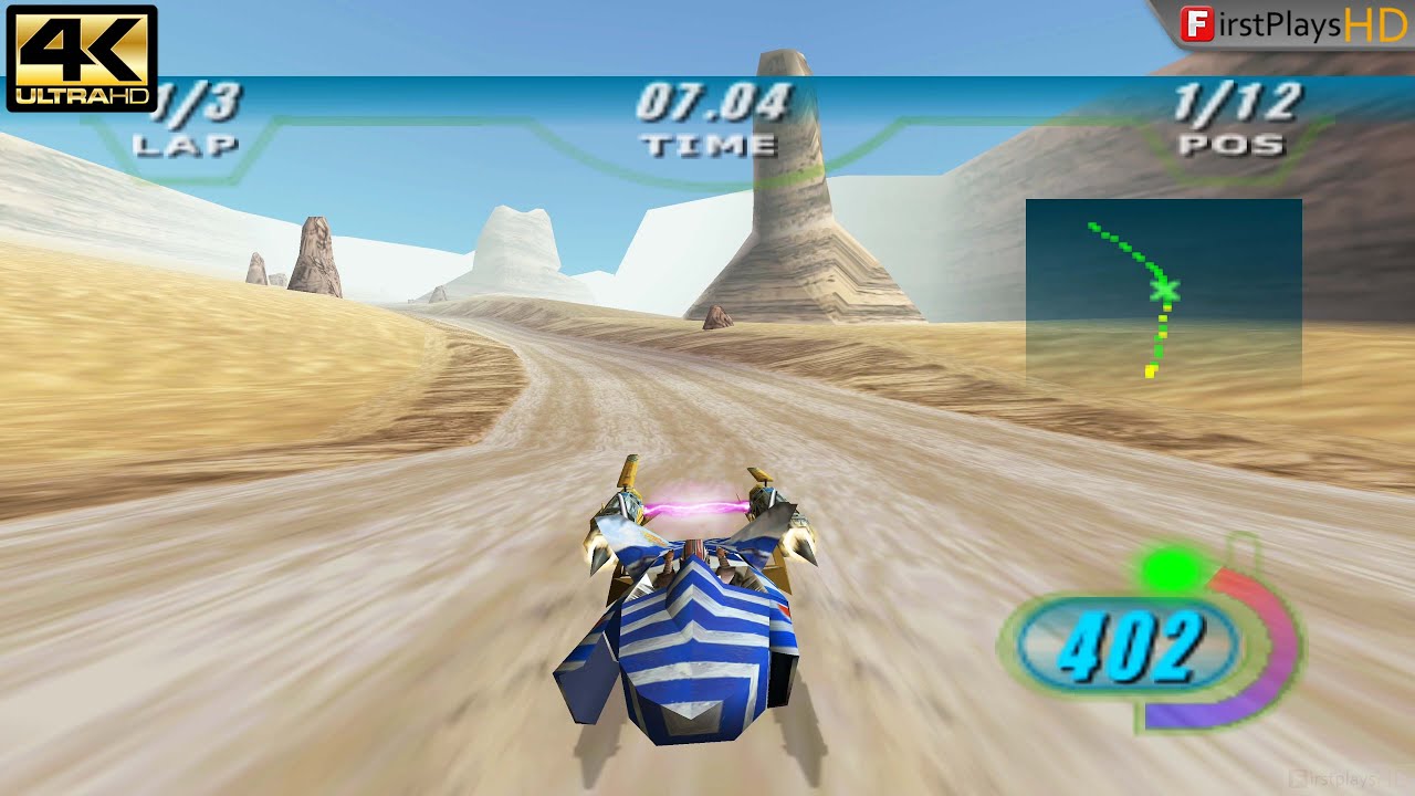 Star Wars Episode I: Racer (1999) - PC Gameplay 4k 2160p / Win 10 - YouTube