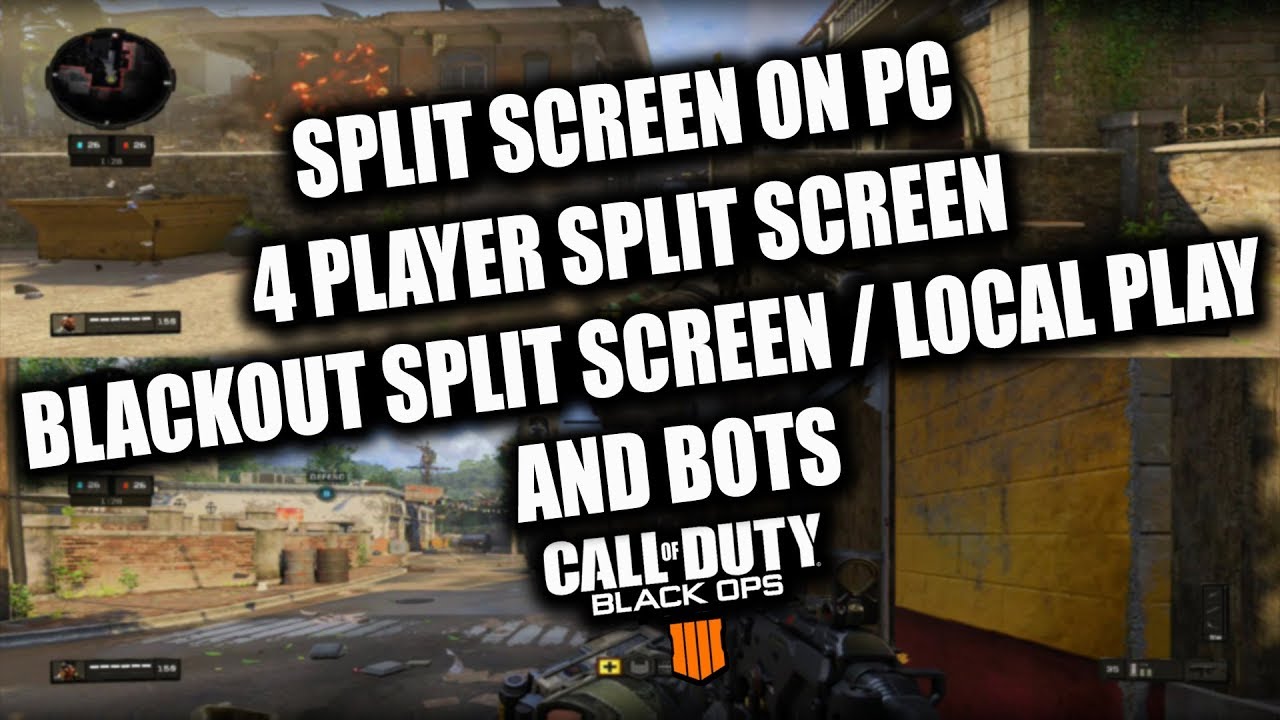 Is Call of Duty 4 player split-screen?