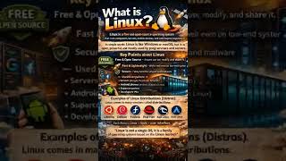 What is Linux? #linux #youtubeshorts #linuxvswindows #devops #aws #animation #reels #song #windows