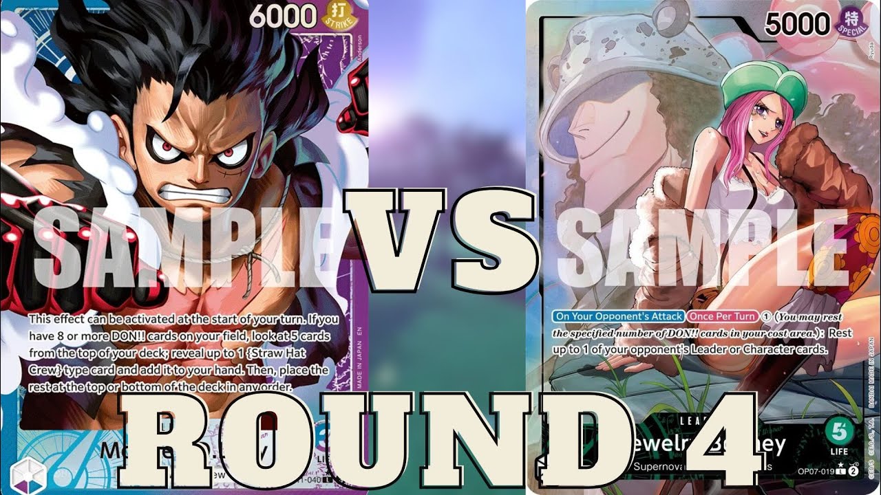 [OP-12] Blue/Purple Luffy Vs Green Bonney! | Round 4! | THE VALUE OF ALL VALUE