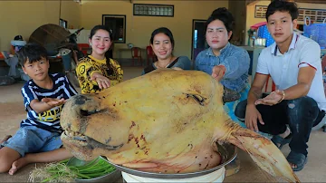 What part of the cow head can you eat?