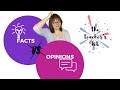 The relationship between #opinions and #facts