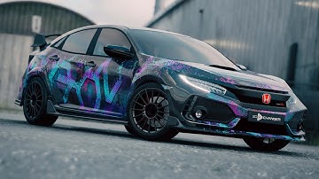 Honda Civic car wrap | 3D Changer PRO 3