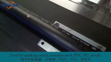 Flying laser marking machine with conveyor belt