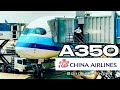 China airlines a350900  bangkok to taipei flight