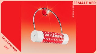 TXT - Love Language | Female Version | REQUESTED