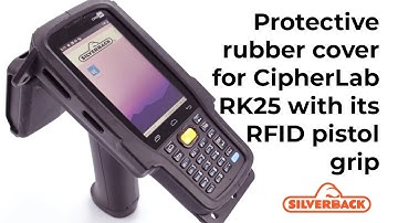 Protective rubber cover for CipherLab RK25 and its RFID pistol grip