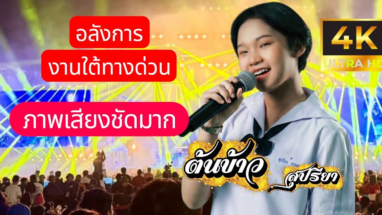 💖อลังการ งานใต้ทางด่วน ต้นข้าว สุปรียา