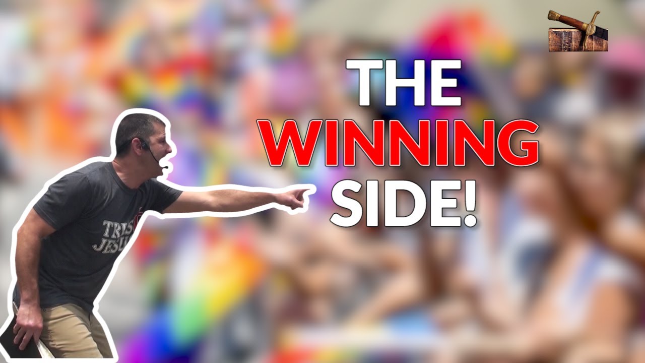 The Winning Side! Street Preaching @ Pride Day - Crossville, TN - June 10, 2023.