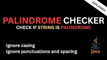 Palindrome Checker in Java | Full Step-by-Step Tutorial for Beginners