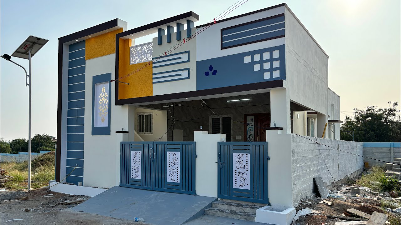 3.5 சென்டில் |கிழக்கு பார்த்த, அழகிய 2bhk தனி வீடு 📞9894777402 #othakalmandapam #modelhouse #kovai