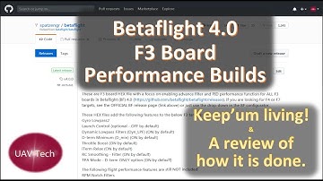Betaflight 4.0 F3 Board Performance Edit Release