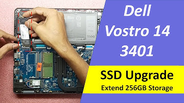 Dell Vostro 3401 SSD Upgrade - How to Disassemble & Install SSD Dell Vostro 14 3401 Laptop 2023
