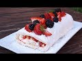 Summer Berry Meringue Cake Roulade | Episode 113