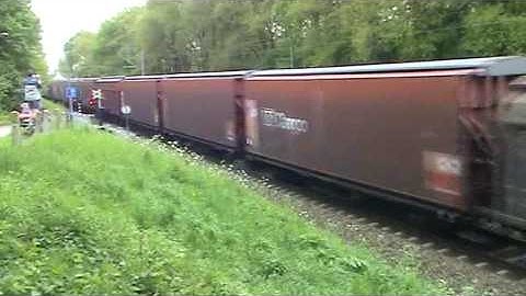 Derouted Opel Auto-parts Train at Venlo,the Netherlands