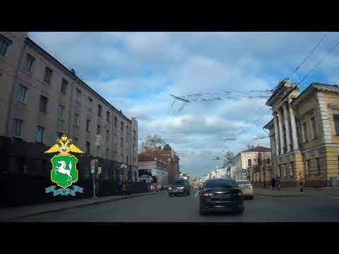 Погоня сотрудников ДПС за автомобилем правонарушителя в Томске