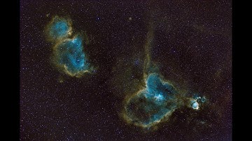 Astrophotography: Heart & Soul Nebula in 4K