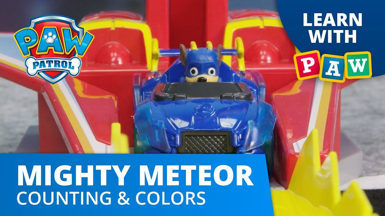 PAW Patrol Counting & Colors | Mighty Meteor Rescue! | Learn with PAW Patrol