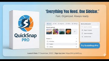 QuickSnap Pro | Instantly Save Prompts, Snippets & Affiliate Links in Your Browser #Productivity