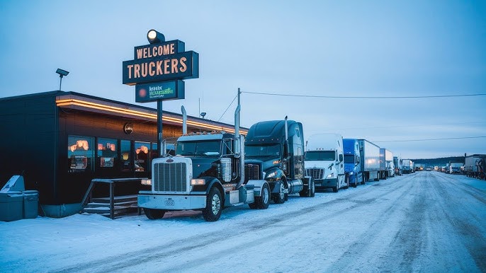 Black Diner Owner Saves 10 Truckers In A Blizzard, Next Day, A Long Line Of Rigs Shows Up... - YouTube