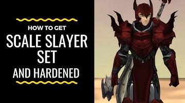 AQ3D How To Get Scale Slayer Set AND Hardened! AdventureQuest 3D