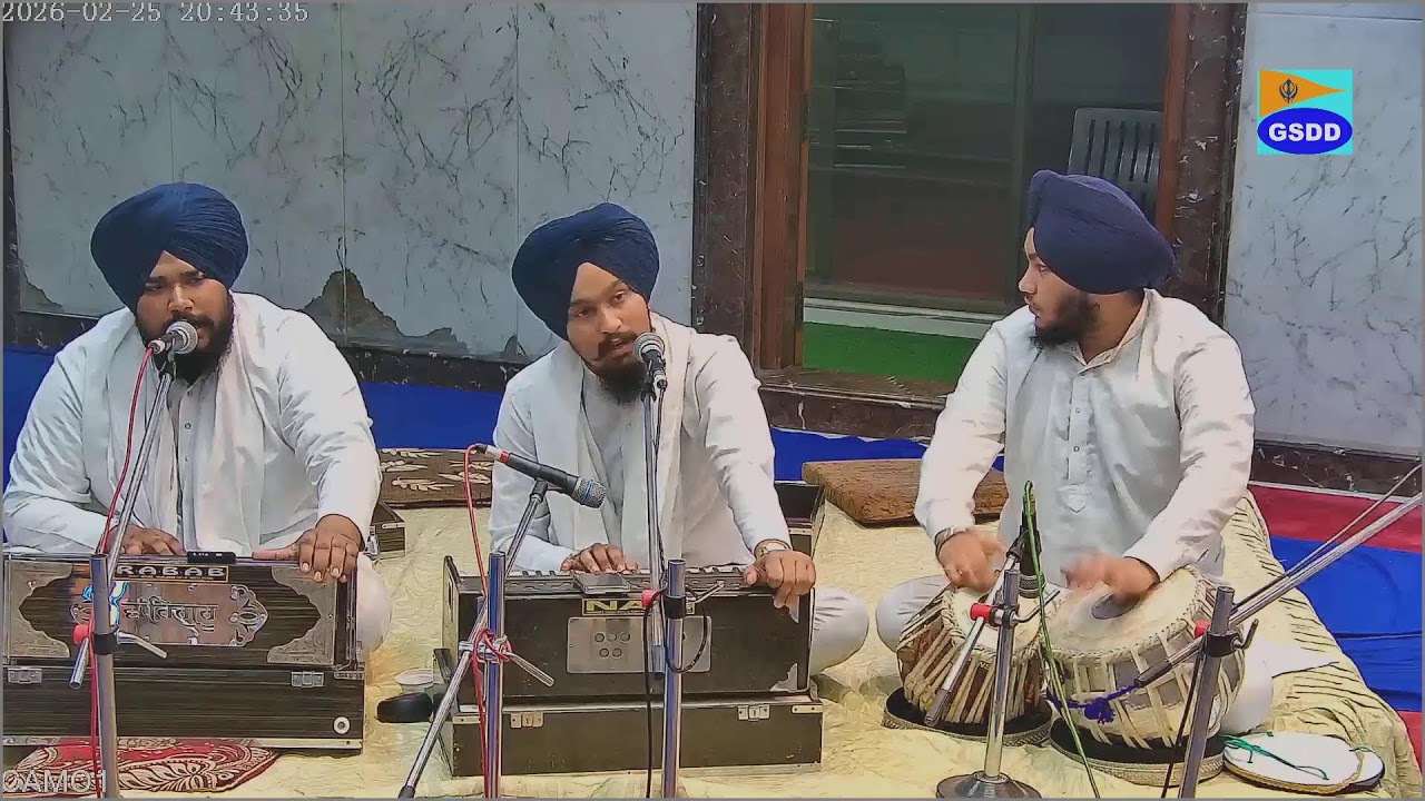 KIRTAN  GURBANI FROM GURDWARA SRI DASHMESH DARBAR GURU TEGH BAHADUR NAGAR SION MUMBAI