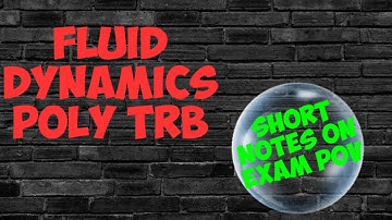 PolyTrb | Fluid Dynamics-5 | Streamlines || Solved Questions