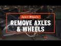 How To Remove Motorcycle Wheels | Sport Bikes