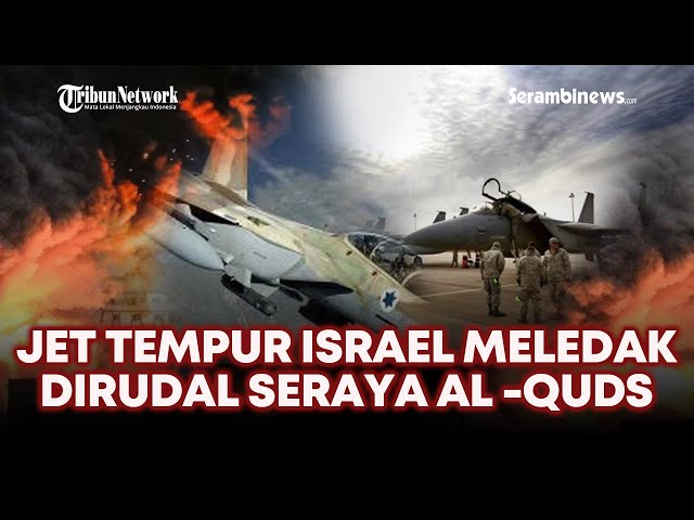 🔴Seraya Al-Quds Rudal Jet Tempur milik Israel Hingga Meledak Gaza Diubah Jadi Kuburan Tank Merkava class=