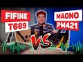 Сравнение микрофонов Fifine T669 vs Maono AU-PM420/421/422! Какой микрофон лучше и для каких задач?!