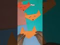 Learn How to Make an Easy Origami Fox 🧡 | Fun & Simple Paper Art