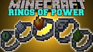 Minecraft: RINGS OF POWER (FLY, TELEPORT, & CREATE LAVA!) Mod Showcase screenshot 1