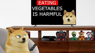 Lil doge tries to eat healthy