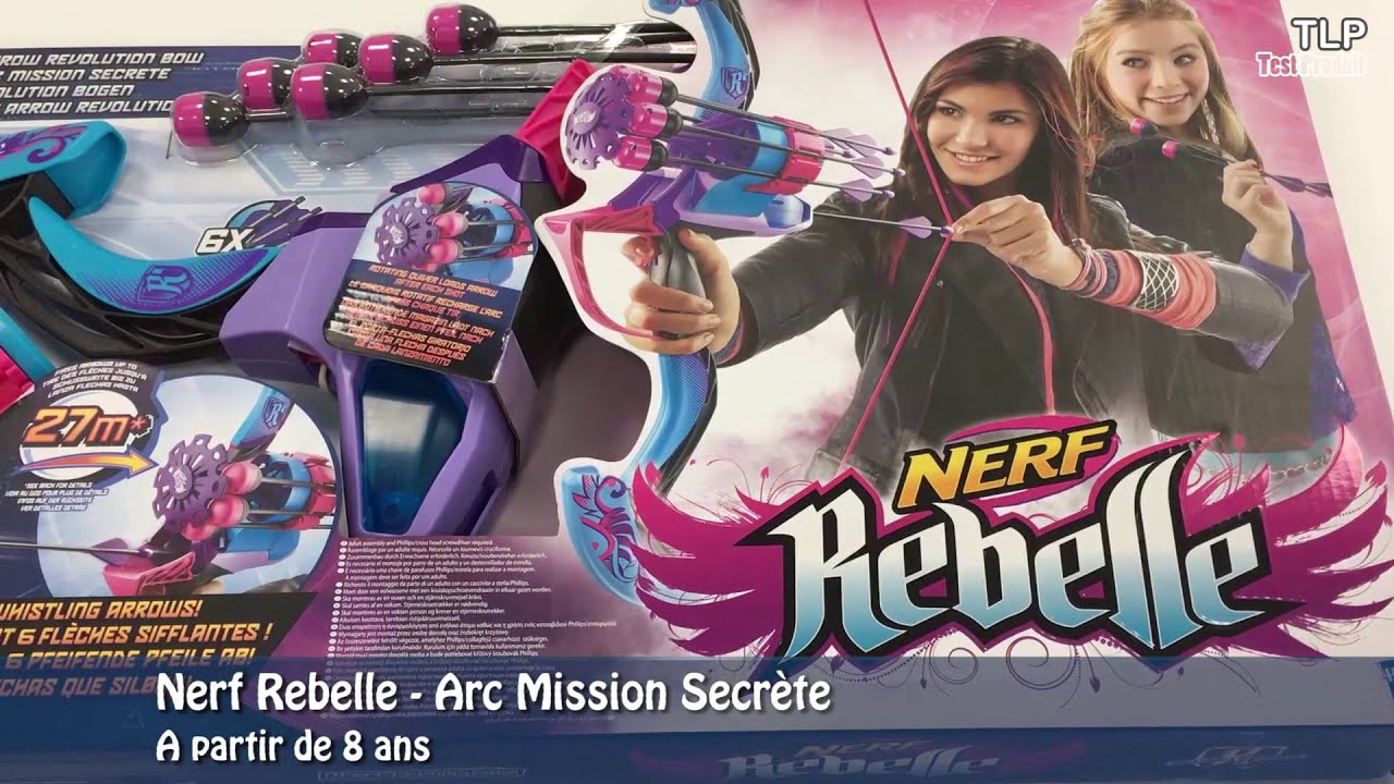 Arc fléchette nerf rebelle très bon état manque fléchettes