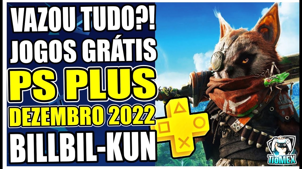 VAZOU TUDO?! JOGOS GRÁTIS PSN PLUS DEZEMBRO 2022! SÓ JOGÃO! 