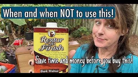 Where Restore-A-Finish works best and where it will not!