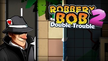 Robbery Bob 2 - Double Trouble - Level Eight AB Secret Mission Chapter1 Level 1-3 Walkthrough