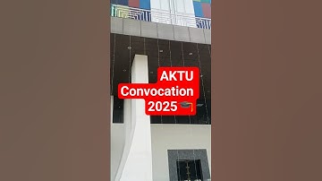 AKTU Convocation 🎓 2025 #shorts #short #convocation2025 #2025
